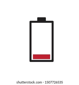 battery icon vector illustration template logo design