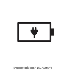 battery icon vector illustration template logo design