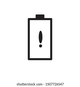 battery icon vector illustration template logo design