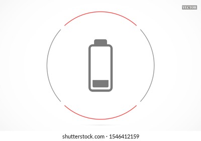 battery icon vector illustration template logo design.battery icon vector level indicators. Flat battery icons for design.battery icon vector Concept. icon vector automotive 
