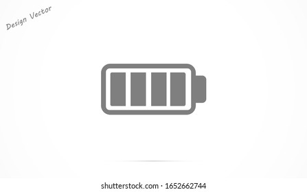 Icono de la batería Icono de la ilustración diseño de la plantilla de la plantilla.Icono de la batería Indicadores de nivel vectorial. Iconos de batería plana para el diseño.Icono de batería Concepto vectorial. icono vectorial automoción 