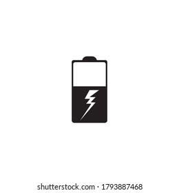 battery icon vector illustration template logo design