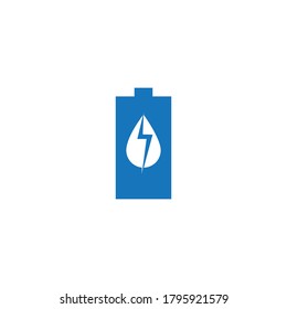 battery icon vector illustration template logo design