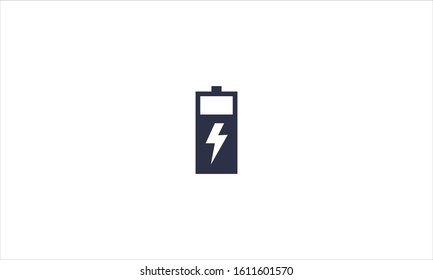 Battery icon vector isolated on white background