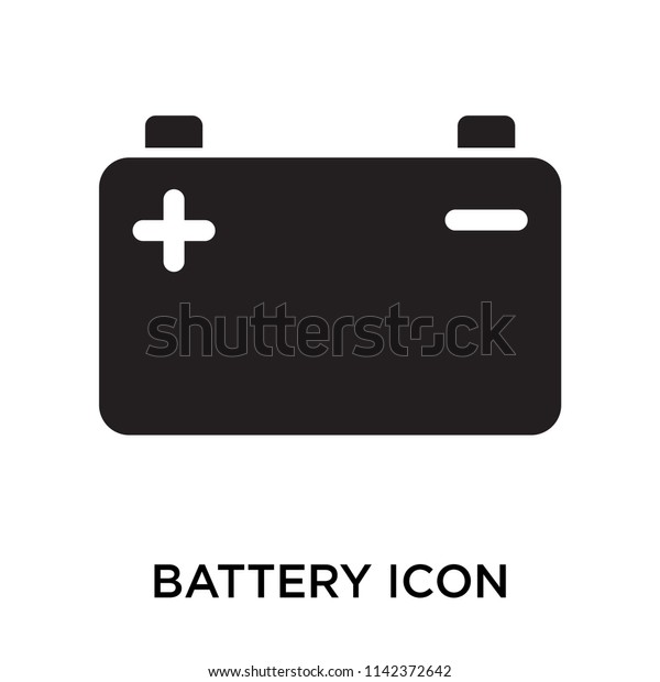 Battery icon vector\
isolated on white background for your web and mobile app design,\
Battery logo concept