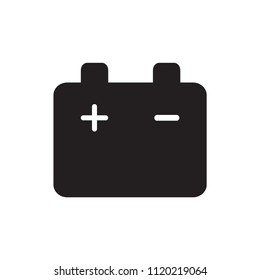 Battery icon, vector logo design.