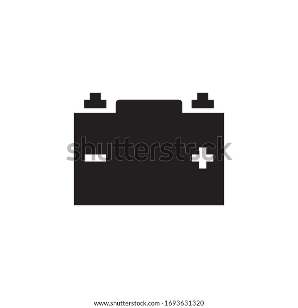 Battery icon, vector logo\
design