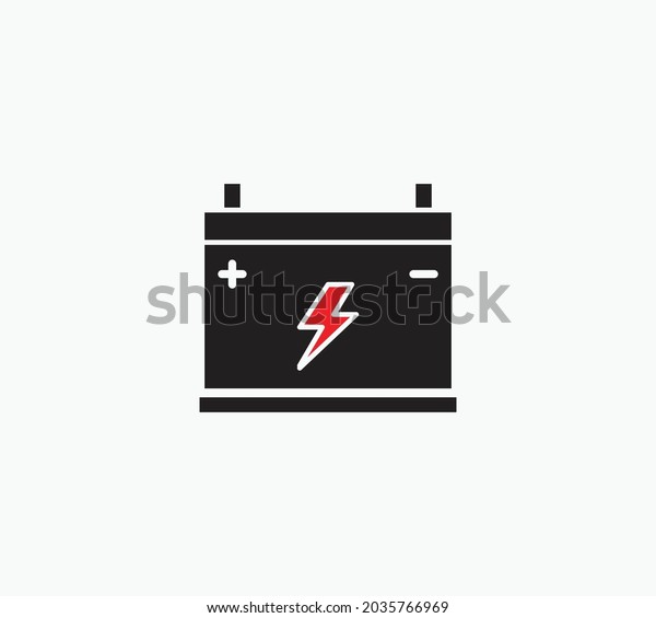 Battery icon vector logo\
design template