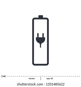 Battery Icon Vector Logo Template