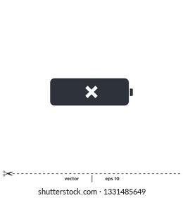 Battery Icon Vector Logo Template