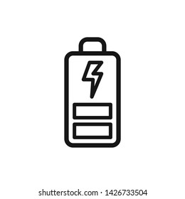 battery icon vector logo template