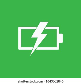 Battery icon vector logo template illustration