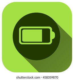 Battery icon vector logo for your design, symbol, application, website, UI