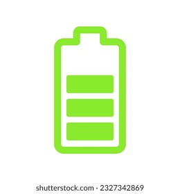 Battery icon vector on trendy design