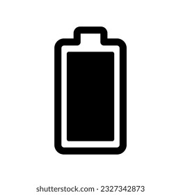 Battery icon vector on trendy design