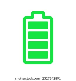 Battery icon vector on trendy design