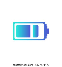 Battery icon vector - sign