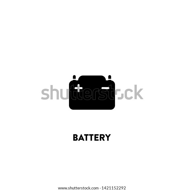 battery icon vector. battery sign on white
background. battery icon for web and
app