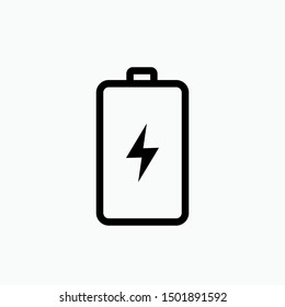 Battery Icon - Vector, Sign and Symbol for Design, Presentation, Website or Apps Elements.