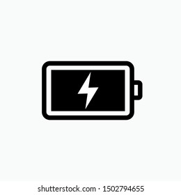 Battery Icon - Vector, Sign and Symbol for Design, Presentation, Website or Apps Elements.