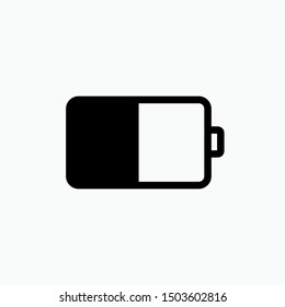 Battery Icon - Vector, Sign and Symbol for Design, Presentation, Website or Apps Elements.