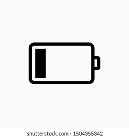 Battery Icon - Vector, Sign and Symbol for Design, Presentation, Website or Apps Elements.