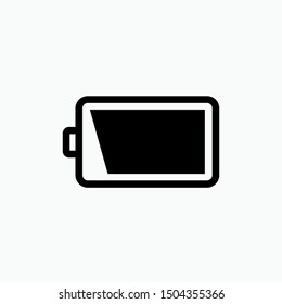 Battery Icon - Vector, Sign and Symbol for Design, Presentation, Website or Apps Elements.