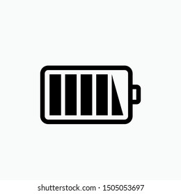 
Battery Icon - Vector, Sign and Symbol for Design, Presentation, Website or Apps Elements.