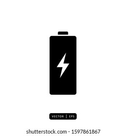 Battery Icon Vector - Sign or Symbol