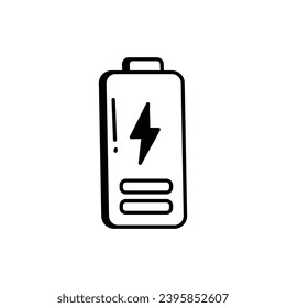 Battery icon vector stock illustration