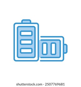 Battery icon vector stock illustration