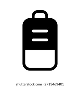 Ilustración de diseño de símbolo de Vector de icono de batería