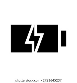 Ilustración de diseño de símbolo de Vector de icono de batería