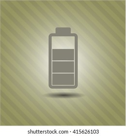 battery icon vector symbol flat eps jpg app web concept website
