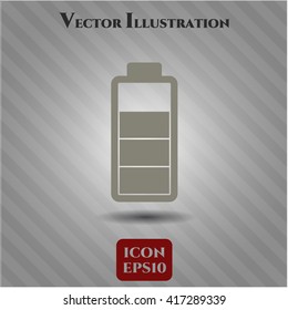 battery icon vector symbol flat eps jpg app web concept website
