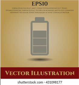icono de batería vector símbolo de pesos planos jpg sitio web de la aplicación