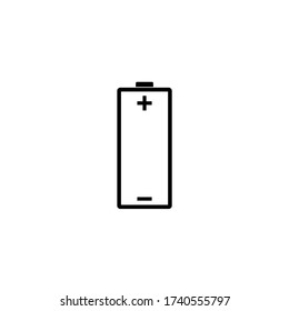 Batteriesymbol. Vector Icon, Symbol für Website-Design, ca. 