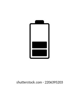 Vector de iconos de la batería para aplicaciones web y móviles. símbolo y signo de carga de batería. nivel de carga de la batería