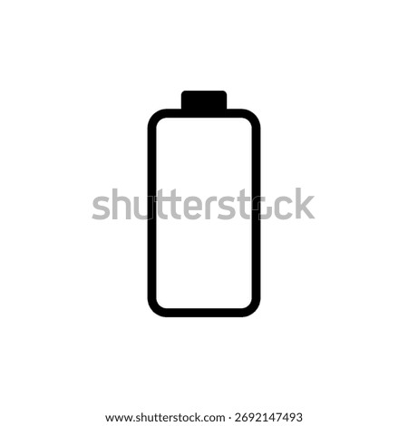 Battery icon vector for web and mobile app. battery charging sign and symbol. battery charge level