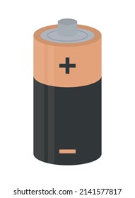 fondo blanco vectorial de icono de batería
