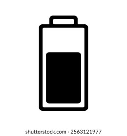 battery icon Vertical vector illustration