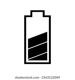 battery icon Vertical vector illustration