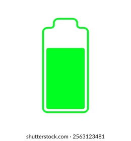 battery icon Vertical vector illustration