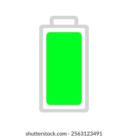 battery icon Vertical vector illustration