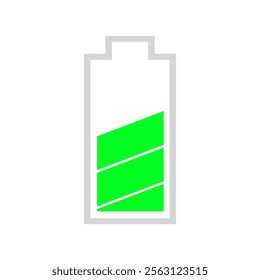battery icon Vertical vector illustration