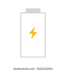 battery icon Vertical vector illustration