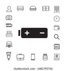 Battery icon for web and mobile