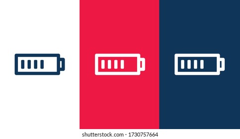 Battery icon for web and mobile