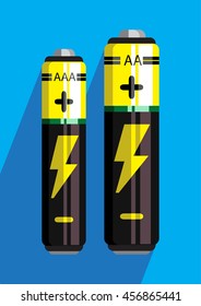 Battery Icon web pictogram flat design
