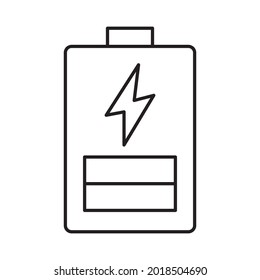 Batteriesymbol, das leicht modifizieren oder bearbeiten kann 